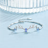 Wholesale Jewelry Silver Small Animal Pattern Electroplated Oshaped Chain Necklace And Bracelet