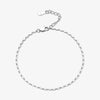 Wholesale Jewelry Silver 925 Small Square Electroplated Necklace And Bracelet Light Luxury Design