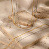 Wholesale Jewelry Silver 925 Small Square Electroplated Necklace And Bracelet Light Luxury Design