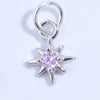 Wholesale Jewelry Silver 925 Star Pendant With Zirconia For Bracelet Necklace Earrings