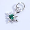 Wholesale Jewelry Silver 925 Star Pendant With Zirconia For Bracelet Necklace Earrings