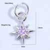 Wholesale Jewelry Silver 925 Star Pendant With Zirconia For Bracelet Necklace Earrings