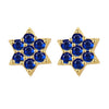 Wholesale Jewelry 925 Silver Starshaped Zircon Necklace And Earrings
