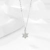 Wholesale Jewelry 925 Silver Starshaped Zircon Necklace And Earrings