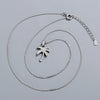 Wholesale Jewelry Silver 925 Sterling Crystal Geometric Small Coconut Pendant Clavicle Chain Electroplated For Women
