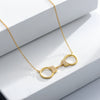 Wholesale Jewelry Silver 925 Sterling Diamond Geometric Handcuffs Pendant Necklace For Women