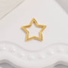 Wholesale Jewelry Silver 225 Sterling Fivepointed Star Oval Electroplated Necklace And Bracelet Buckle