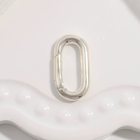 Wholesale Jewelry Silver 225 Sterling Fivepointed Star Oval Electroplated Necklace And Bracelet Buckle