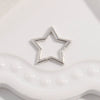 Wholesale Jewelry Silver 225 Sterling Fivepointed Star Oval Electroplated Necklace And Bracelet Buckle
