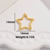 Wholesale Jewelry Silver 225 Sterling Fivepointed Star Oval Electroplated Necklace And Bracelet Buckle
