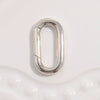 Wholesale Jewelry Silver 225 Sterling Fivepointed Star Oval Electroplated Necklace And Bracelet Buckle