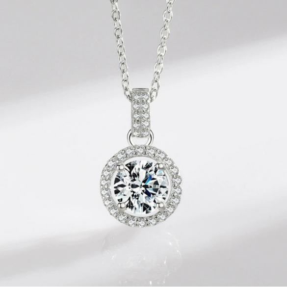 Wholesale Jewelry Silver 925 Sterling Geometric Mixed Gem Inlay Set With Precious Stones Cross Chain Women's Necklace