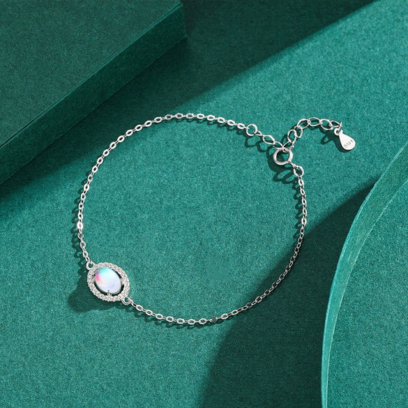 Wholesale Jewelry Silver 925 Sterling Micro Inlay Geometric Style Bracelet For Women