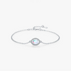 Wholesale Jewelry Silver 925 Sterling Micro Inlay Geometric Style Bracelet For Women