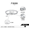 Wholesale Jewelry Silver 925 Sterling Silver Bracelet With Zircon Diamonds Geometric Style Electroplated