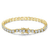 Wholesale Jewelry Silver 925 Sterling Silver Bracelet With Zircon Diamonds Geometric Style Electroplated