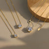 Wholesale Jewelry Silver 925 Sterling Silver Geometric Pendant Necklace Electroplating Fourprong High Carbon Zircon Unisex Cross Chain