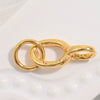 Wholesale Jewelry Silver 925 Sterling Silver Ushaped Horseshoe Spring Buckle Electroplated Bracelet Necklace