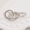 Wholesale Jewelry Silver 925 Sterling Silver Ushaped Horseshoe Spring Buckle Electroplated Bracelet Necklace