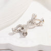 Wholesale Jewelry 925 Silver Zirconia Figure 8 Buckle Handmade Diy Necklace Bracelet