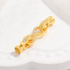 Wholesale Jewelry 925 Silver Zirconia Figure 8 Buckle Handmade Diy Necklace Bracelet