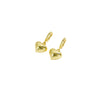 Wholesale Jewelry Simple Allmatch Love Copper Electroplated Platinum 18K Gold Earrings And Necklace For Women