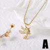 Wholesale Jewelry Simple Animal Zodiac Copper 18K Gold Plated Pendant Necklace