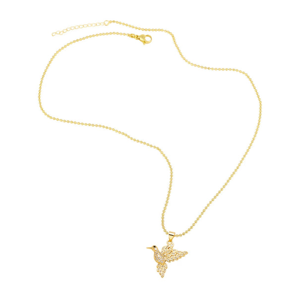 Wholesale Jewelry Simple Animal Zodiac Copper 18K Gold Plated Pendant Necklace