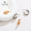 Wholesale Jewelry Simple Cross Alloy Electroplated Women's Ctype Earrings