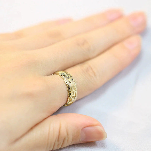 Wholesale Jewelry Simple Fashion Copper Ring With Rose Flower And Geometric Pattern Electroplated For Women