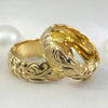 Wholesale Jewelry Simple Fashion Copper Ring With Rose Flower And Geometric Pattern Electroplated For Women