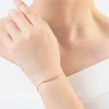 Wholesale Jewelry Simple Geometric Bracelet For Women Copper Goldplated With Artificial Gemstones And Semiprecious Stones
