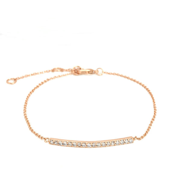 Wholesale Jewelry Simple Geometric Bracelet For Women Copper Goldplated With Artificial Gemstones And Semiprecious Stones