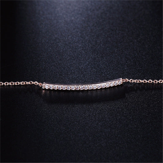 Wholesale Jewelry Simple Geometric Bracelet For Women Copper Goldplated With Artificial Gemstones And Semiprecious Stones