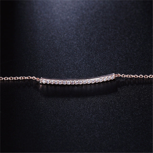Wholesale Jewelry Simple Geometric Bracelet For Women Copper Goldplated With Artificial Gemstones And Semiprecious Stones