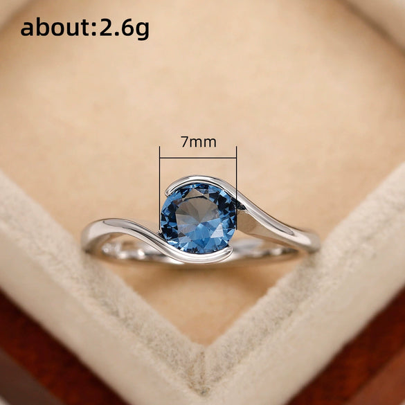 Wholesale Jewelry Simple Geometric Copper Bracelet And Ring With Inlaid Zircon