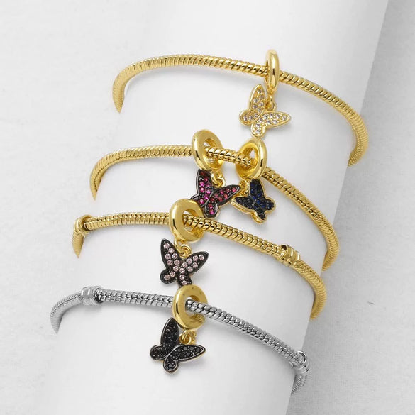 Wholesale Jewelry Simple Geometric Copper Electroplated Women's Bracelet