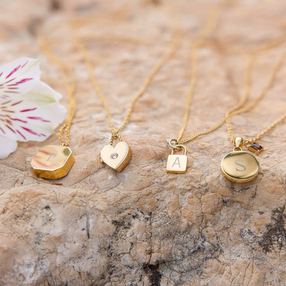 Wholesale Jewelry Simple Geometric Copper Electroplating Peach Heart Pendant Necklace