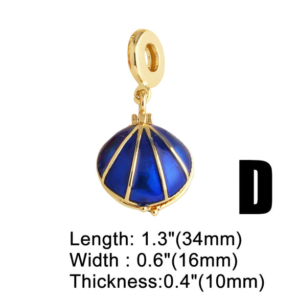 Wholesale Jewelry Simple Geometric Copper Fruit Strawberry Paris Tower Pendant Bracelet Electroplated