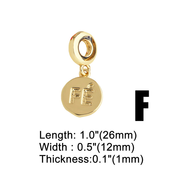 Wholesale Jewelry Simple Geometric Copper Fruit Strawberry Paris Tower Pendant Bracelet Electroplated