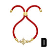 Wholesale Jewelry Simple Geometric Copper 18K Gold Plated Pendant Bracelet