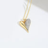 Wholesale Jewelry Simple Geometric Copper Zirconia Mixed Gemstone Setting Cross Pendant Ochain Ladies Necklace