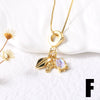 Wholesale Jewelry Simple Geometric Fish Tail Pendant Necklace Copper Gold Plated Ochain