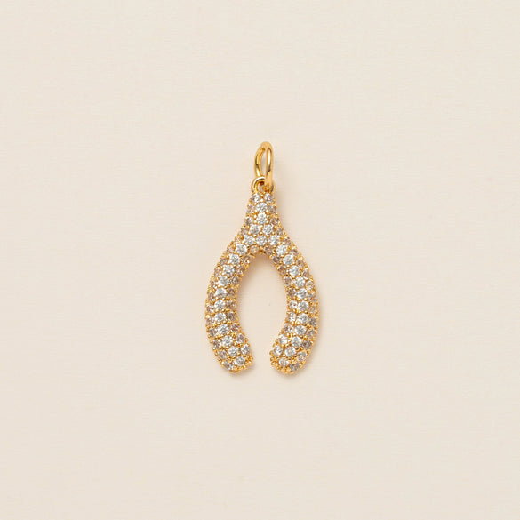 Wholesale Jewelry Simple Geometric Mixed Gemstone Setting Copper Pendant With O Word Chain For Women