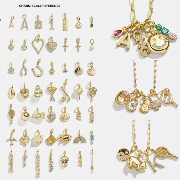 Wholesale Jewelry Simple Geometric Mixed Gemstone Setting Copper Pendant With O Word Chain For Women