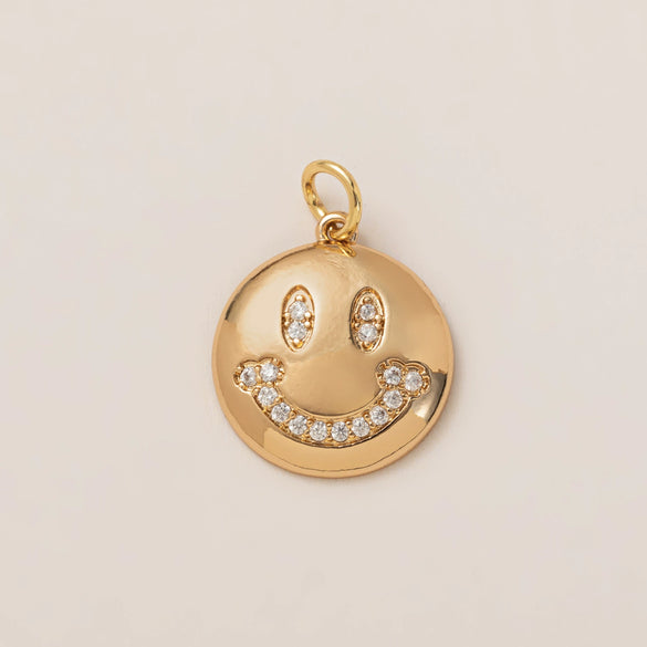 Wholesale Jewelry Simple Geometric Mixed Gemstone Setting Copper Pendant With O Word Chain For Women