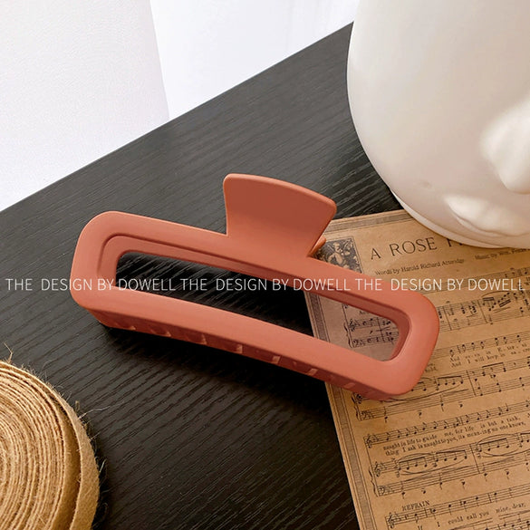 Wholesale Jewelry Simple Geometric Plastic Resin Hairpin Women's Hair Shark Clip