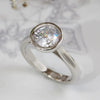 Wholesale Jewelry Simple Geometric Round Copper Ring With Electroplating For Women