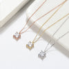 Wholesale Jewelry Simple Geometric Sterling Silver Inlaid Zircon Clavicle Necklace With Square Pendant And Polishing Process