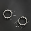 Wholesale Jewelry Simple Geometric Titanium Steel And Stainless Steel Earrings For Women